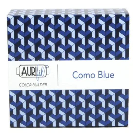 Aurifil Como Blue Color Builder Thread Set by Aurifil | (3 50wt Cotton Large Spools.) {2}