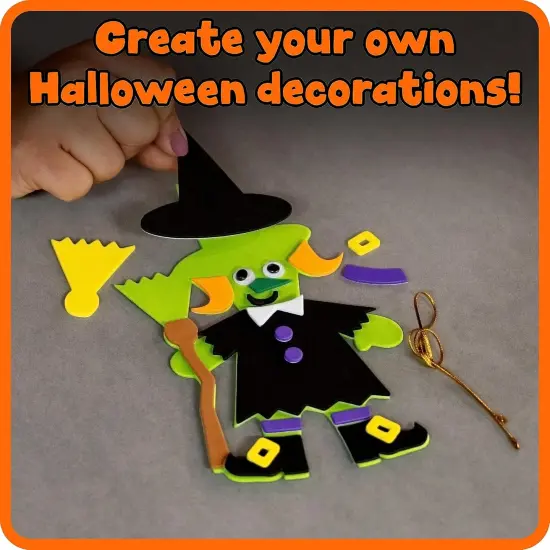 Create Your Own Halloween Characters | Set of 4 | Halloween Crafts for Kids {3}