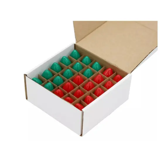 Kitcheniva C7 Steady Burning Christmas Light Bulbs Replacement Box of 25 {3}