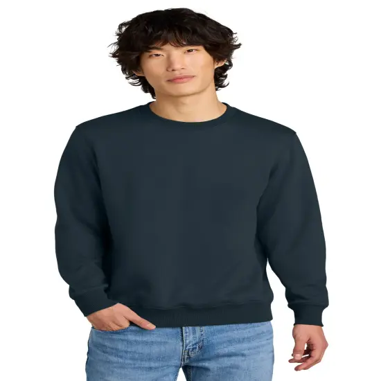 District&reg; Perfect Weight Fleece Crew New Navy {1}