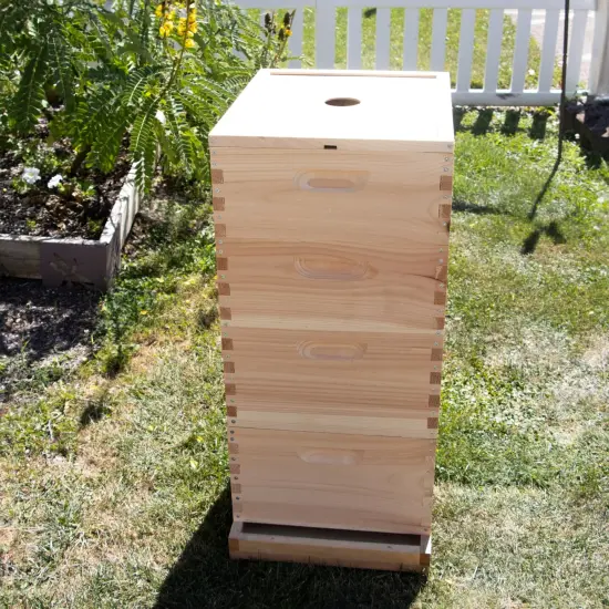 Stoney Acres Inner Cover for 10-Frame Langstroth Hive, Essential Insulation and Ventilation, Protects From Moisture and Cold {5}