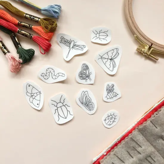 MCreativeJ Bugs Embroidery Patterns - Stick and Stitch Insect Embroidery {2}
