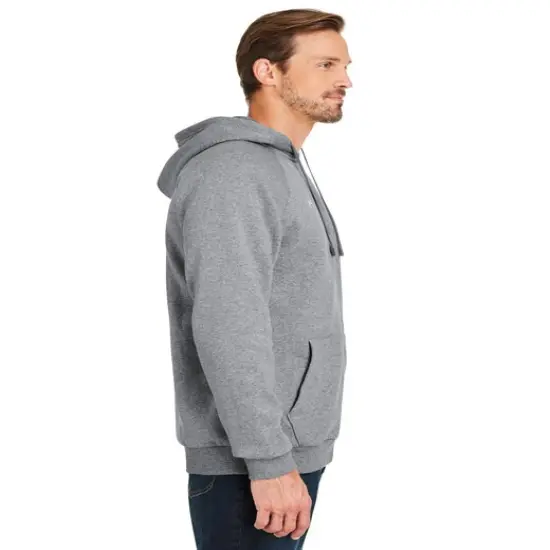 Under Armour&reg; Men's Rival Fleece Full Zip Cs gr lh/ wh {5}