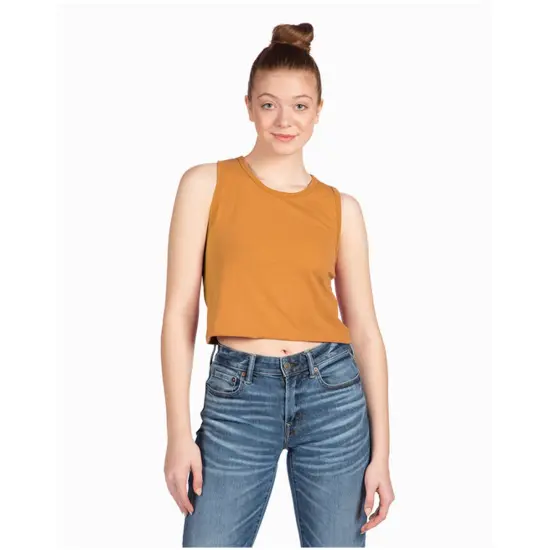 Next Level&reg; Ladies Festival Sleeveless Cropped Tank Top - 5083 SMOKED PAPRIKA {3}