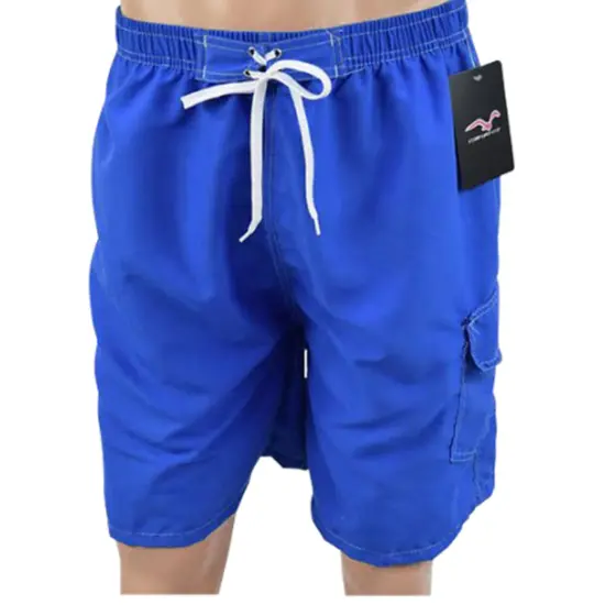 WUHOU Men's Swimming Trunk Set Blue {2}