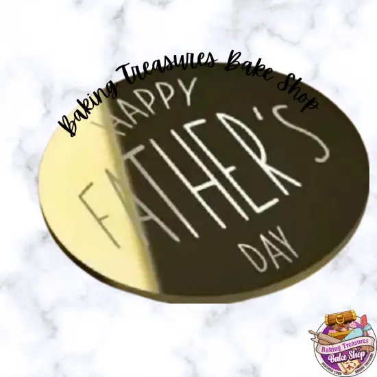 Happy Fathers Day Acrylic Topper #7 {1}