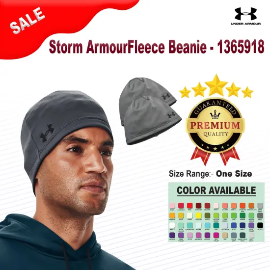 Under Armour&reg; Storm Armour Fleece Beanie PITCH GREY {2}