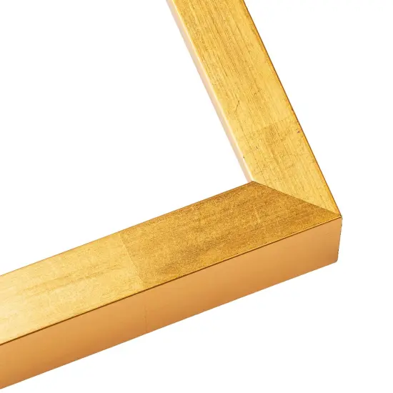 Panoramic Minimalist Shadow Box Gold Picture Frame - UV Acrylic, Backing, Hanging Hardware {2}