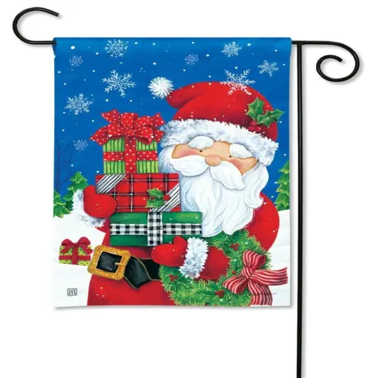 Gifts From Santa Garden Flag 2 Sided Christmas {1}