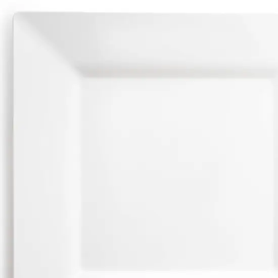White Square Plastic Appetizer/Salad Plates - 8" (120 Plates) {1}