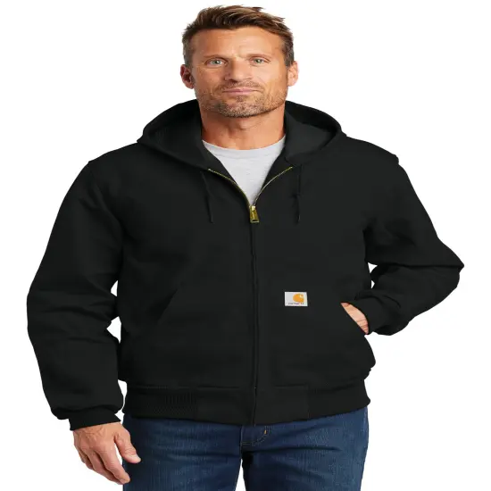 Carhartt &reg; Tall Thermal-Lined Duck Active Jac Black {1}
