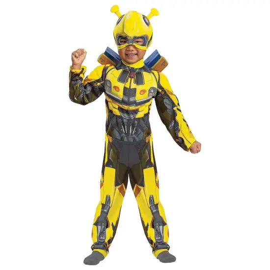 Toddler Muscle Transformers Bumblebee T7 Costume {1}