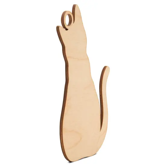 Cat Christmas Ornament, From 4"- 8", Wood Craft & Gift | Woodpeckers {2}