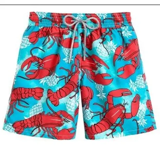 COMFORT ZONE Men's Swimming Trunk Set Lobster Assorted Sizes 6 Piece {2}