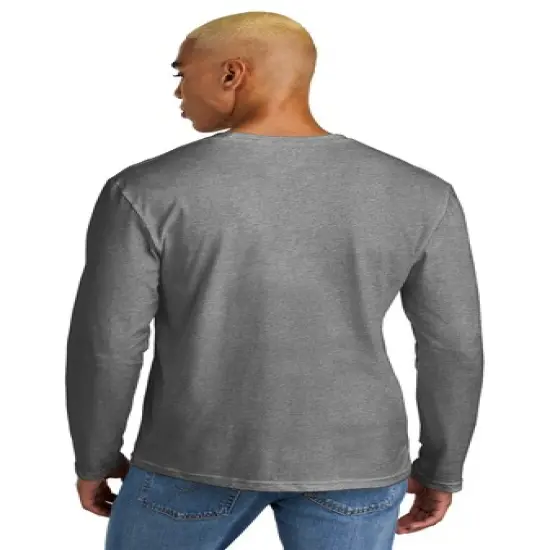 District&reg; Perfect Weight Long Sleeve Tee Heathered Charcoal {6}