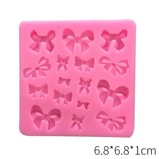 Cute Multi Bows Silicone Mold {3}