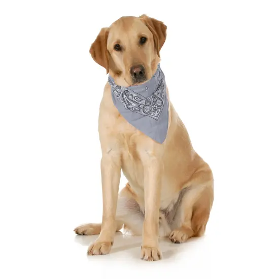 Balec 5-Pack Paisley Cotton Dog Scarf Triangle Bibs- XL & Washable {1}