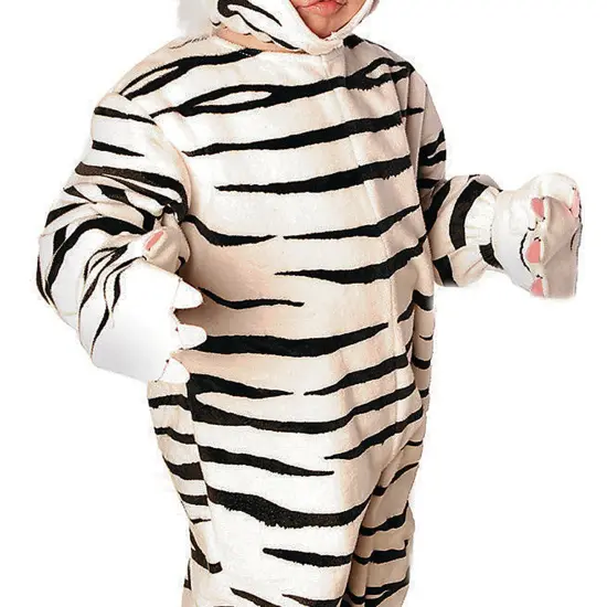 Toddler Plush White Tiger Costume {4}
