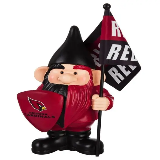 Arizona Cardinals Gnome with Flag Rise Up Red Sea {1}