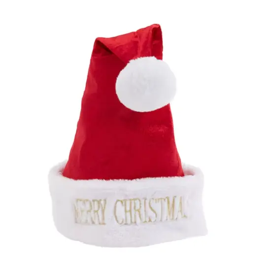 Holiday Living One Size Red Santa Hat Polyester Santa Claus {5}