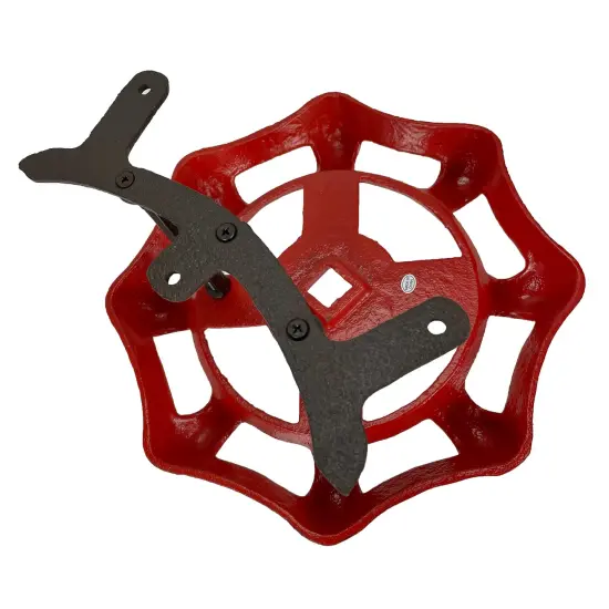 Vintage Outdoor Faucet Spigot Garden Hose Holder - Cast Iron Weather-Resistant {5}