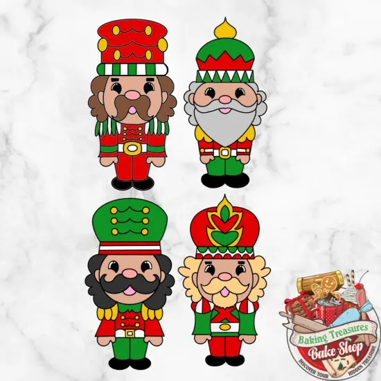 Christmas Nut Crackers Cookie Cutter & Stamp {4}