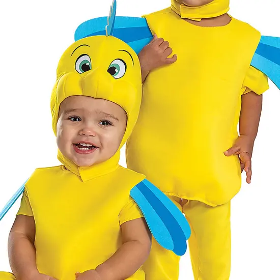 Baby Classic Disney's Little Mermaid Animated Flounder Costume {1}