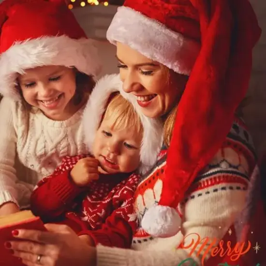 Kitcheniva 29.5" Long Velvet Santa Christmas Hats {3}