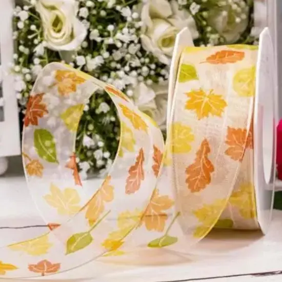 Spring Summer Solid Edge Sheer Ribbon 1.5" x 25 Yards {1}