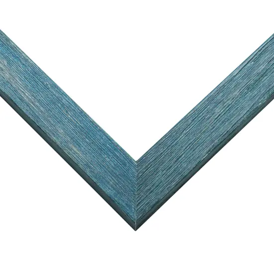 Simple Blue Picture Frame - UV Acrylic, Backing Board, Hanging Hardware Included {4}