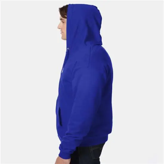 Hanes&reg; Ecosmart Full Zip Hooded Sweatshirt Navy {6}