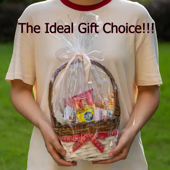 Wickerwise Set of 3 Rattan Woven Baskets with Handle and Plastic Lining, Sturdy and Stylish Picnic and Gift Baskets - Ideal as Fruit Basket, for Storing Picnic Accessories, Garden Items and Home Decor {2}