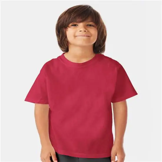 Hanes&reg; Garment Dyed Youth T-Shirt Spanish Moss {3}