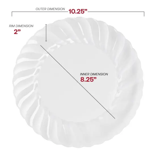 Clear Flair Plastic Dinnerware Value Set (144 Guests) {3}