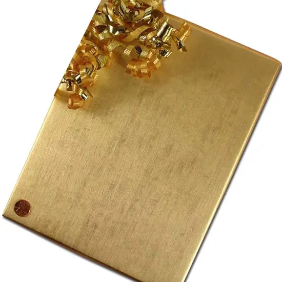 Embossed Metallic Wrapping Paper Brushed Gold 30 ''x417 ' {3}