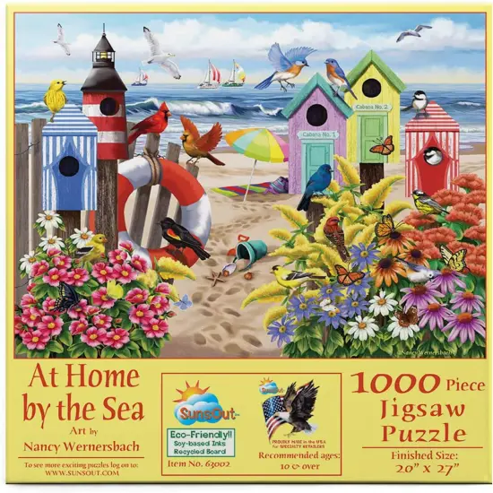 Sunsout At Home by the Sea pc 1000 pc Jigsaw Puzzle 63002 {4}
