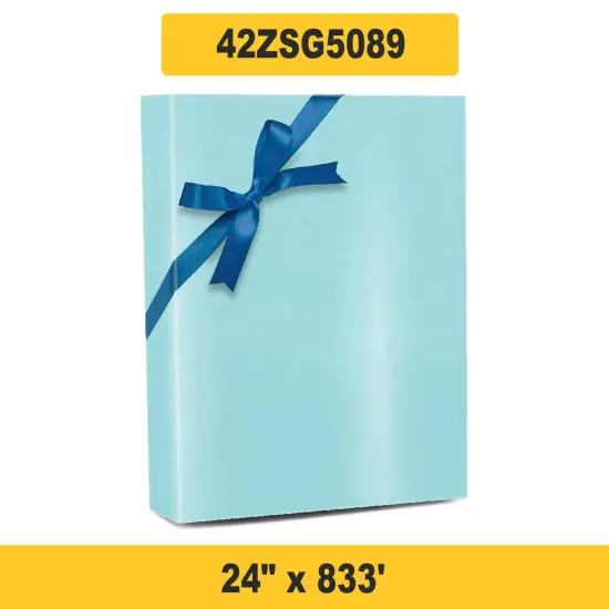 Vibrant Solid Gift Wrap 24" x 833' 60 lbs for Large Presents {1}