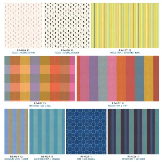 Warp and Weft Wovens 10" Square Pack (Layer Cake) in Ooh Lucky Lucky by Alexia Abegg for Ruby Star Society (RS4121LC) {4}