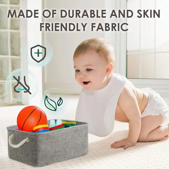 Storage Bins for Shelves (Gray) {3}