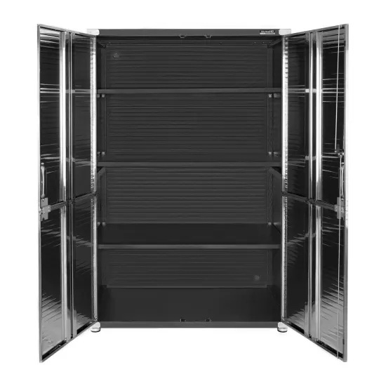 Seville Classics UltraHD Storage Cabinet, 48" W x 24" D x 72" H White {11}