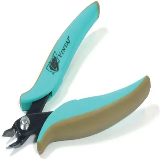 The Beadsmith Vintaj Semi-Flush Cutter &ndash; 5-Inches (127mm), Ergonomic Handle &ndash; Make Clean, Flush & Precise Cuts &ndash; Jewelry Making Tool for Creating Earrings, Bracelets & Necklaces {1}