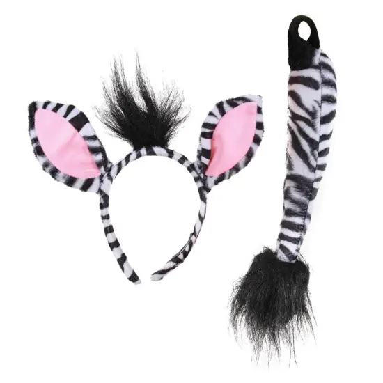 Zebra Adult Costume Accessory Kit {3}