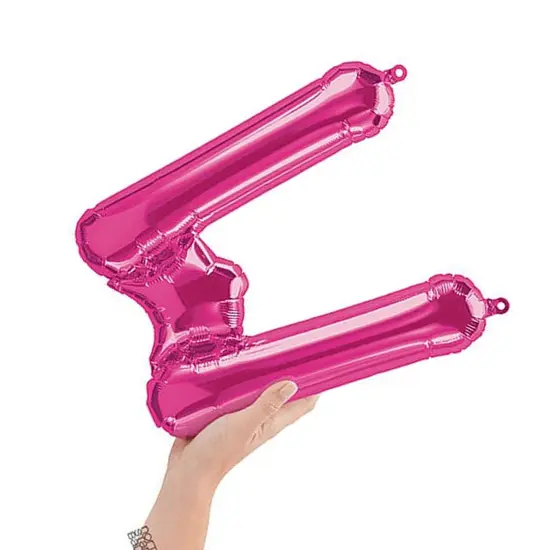 NorthStar Balloons&reg; 16 Inch Letter W Magenta Air Fill Only {2}