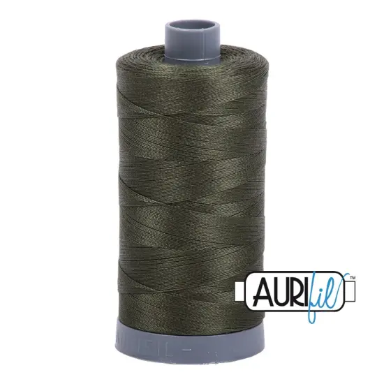 Dark Green (5012) | 28wt Large Spool (750M / 820Y) | Aurifil Thread {1}