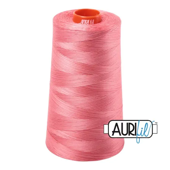 Flamingo - Variegated (4250) | 50wt Cone (5900M / 6452Y) | Aurifil Thread {1}