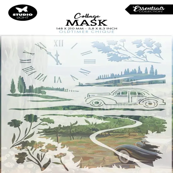 Studio Light Essentials Stencil 5.83"X8.27"-Oldtimer Chique {1}