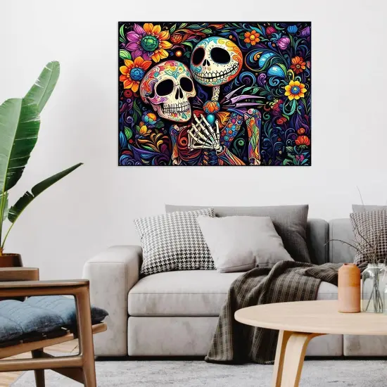 Skullhead Jack Halloween Diamond Art Kits {2}