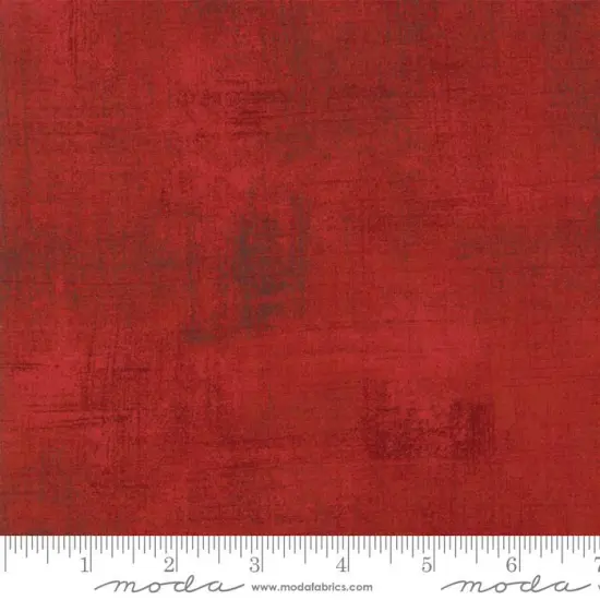 Red Grunge Basics Winter Cherry 44"/45" Per Yard {1}