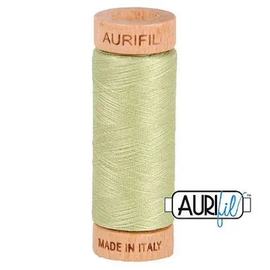 2886 Light Avocado Aurifil Cotton 80wt Spool {1}