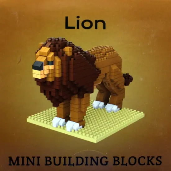Mini Building Blocks - Lion {3}